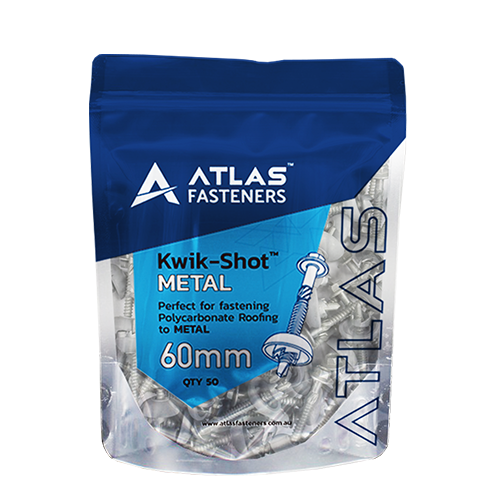 Kwik-Shot&trade; METAL 60mm - Hang Hole Zip Lock Pack