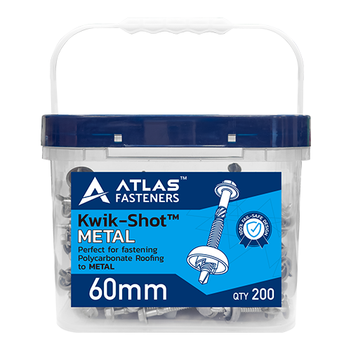 Kwik-Shot&trade; METAL 60mm - Plastic Tub