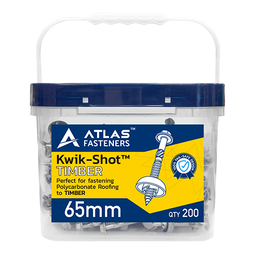 Kwik-Shot&trade; TIMBER 65mm - Plastic Tub